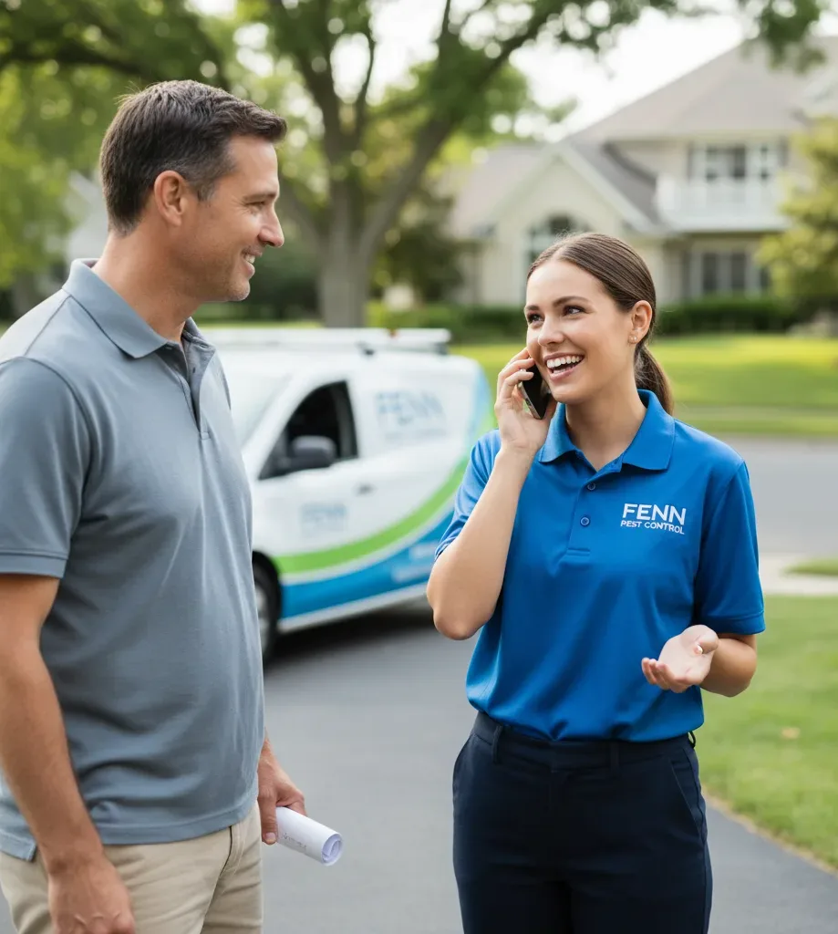 Fenn Pest Control customer support in Edgerton